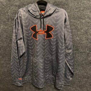 Under Armour Grey Geometric with Orange Stitching Men's 2XL